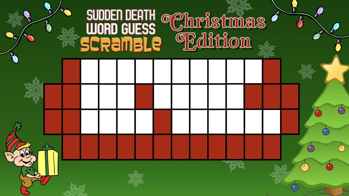 Sudden Death Word Guess Scramble Christmas Edition image number null